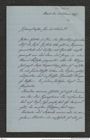 Nachlass Franz Steindachner, Brief von Gustav Schneider (senior) an Franz Steindachner (02.02.1877), Inv.Nr. 461.05, Seite 1